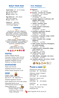 Menu photo 8 PJ's Pizza San Mateo, CA Menu photo 8 PJ's Pizza San Mateo, CA