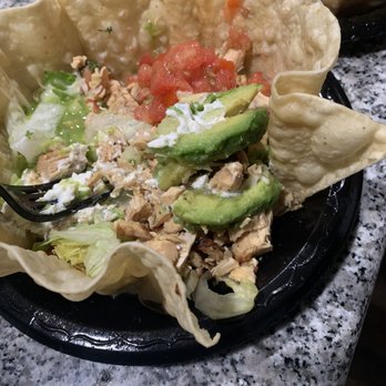 El Pollo Loco - Broken half portion salad - Mexican Near Me - Palmdale, California El Pollo Loco - Broken half portion salad - Mexican Near Me - Palmdale, California