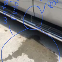 Water pooping out my door because they washed it with the door not closed all the way