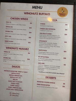 Menu photo 8 Wingnutz Buffalo Cheektowaga, NY