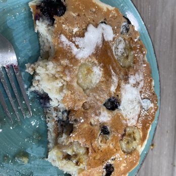 Country Griddle - Country Griddle pancake with blueberries, banana, and granola. - American Near Me - Goodyear, Arizona Country Griddle - Country Griddle pancake with blueberries, banana, and granola. - American Near Me - Goodyear, Arizona