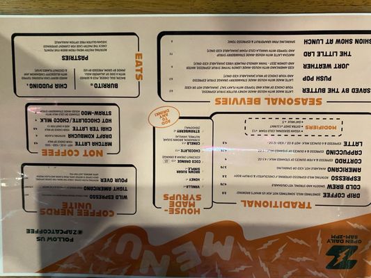 Menu photo 2 Zap Cat Espresso Bar Atlantic Beach, FL Menu photo 2 Zap Cat Espresso Bar Atlantic Beach, FL