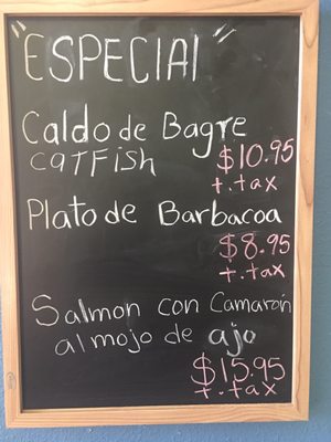 Menu photo 2 Los Lagos Mariscos Restaurant Los Angeles, CA