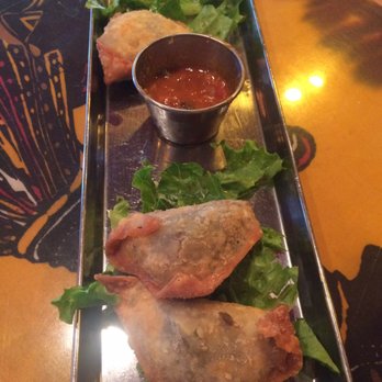 Cafe Colucci - sambusa - tasty and filling. They were not at all greasy and felt really good in texture were flavorful - Ethiopian Near Me - Oakland, California