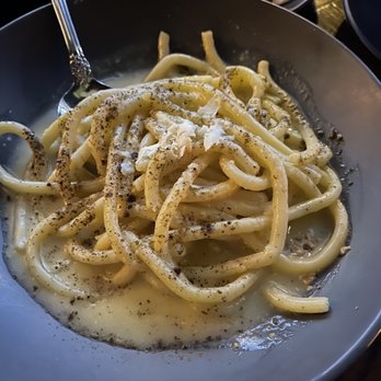 Siena Tavern - Bucatini "Cacio e Pepe" - Italian Near Me - Chicago, Illinois