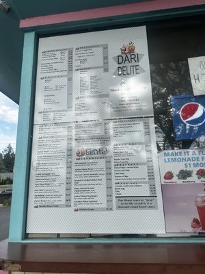 Menu photo 1 The Dari Delite Mount Vernon, WA