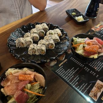 Sushi Monster - Spicy yellowtail roll, sashimi salad - Sushi Bars Near Me - Poway, California Sushi Monster - Spicy yellowtail roll, sashimi salad - Sushi Bars Near Me - Poway, California