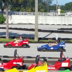 Go Kart City Batting Cages - Running the track...