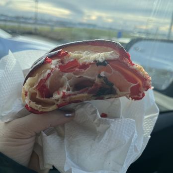 Touba Bakery - Raspberry and chocolate croissant - Bakeries Near Me - Everett, Washington