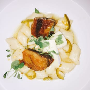 Osteria Langhe - Gnocchi with crispy lamb belly - Italian Near Me - Chicago, Illinois Osteria Langhe - Gnocchi with crispy lamb belly - Italian Near Me - Chicago, Illinois