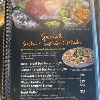 Muse Sushi House - Sushi Bars Near Me - Laguna Niguel, California