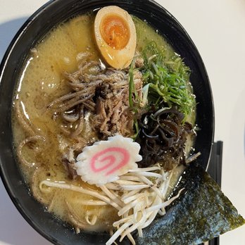 Noodlepig - Zessan Tonkotsu ($14) would recommend. I added the pork shoulder and egg as proteins. - Ramen Near Me - Grand Rapids, Michigan
