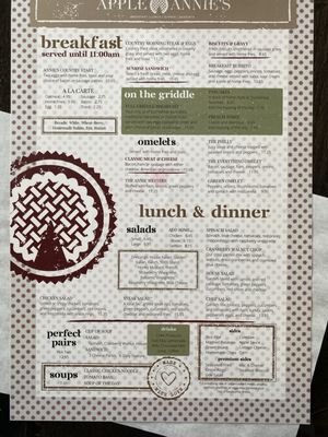 Menu photo 2 Apple Annie's White Hall, WV Menu photo 2 Apple Annie's White Hall, WV