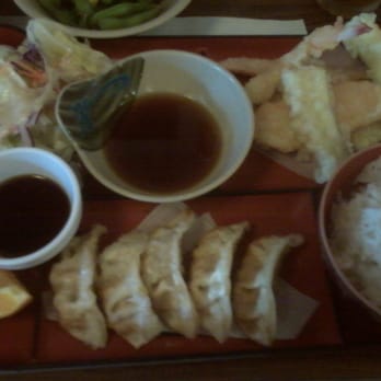 Samurai - 2 Item Lunch Bento Tempura and Goyza 9.95 - Japanese Near Me - Salinas, California Samurai - 2 Item Lunch Bento Tempura and Goyza 9.95 - Japanese Near Me - Salinas, California