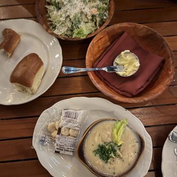 Trivoli Tavern - Clam Chowder & salmon caesar salad - American Near Me - Chicago, Illinois