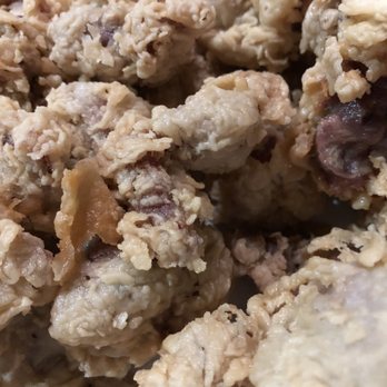 Chicken Express - Fried Chicken Gizzards !!! Road Snack !!! I call em Crack Balls because they're so addictive !!! - Fast Food Near Me - Marble Falls, Texas