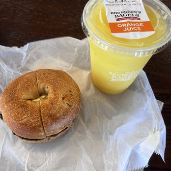 Bruegger's Bagels - Fresh OJ $4.95 - Bagels Near Me - Aliso Viejo, California Bruegger's Bagels - Fresh OJ $4.95 - Bagels Near Me - Aliso Viejo, California