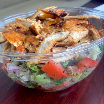 Shami Falafel - Fattoush Salad - Regular with Chicken Shawarma - Falafel Near Me - Hackensack, New Jersey