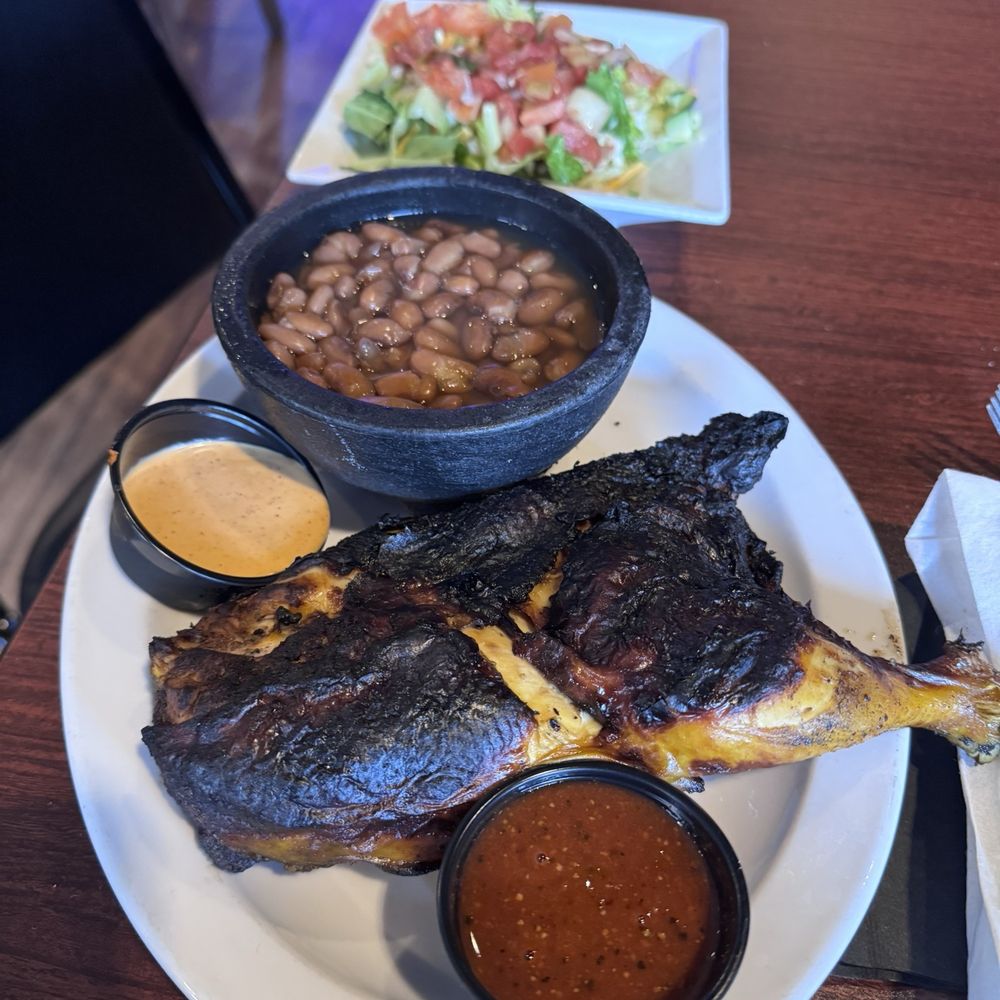 Big Tunas Kitchen and Krafts - Baja chicken with beans and house salad - Seafood Near Me - Lexington, South Carolina