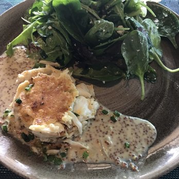 Beach House - Crab cake salad - Bars Near Me - Pompano Beach, Florida Beach House - Crab cake salad - Bars Near Me - Pompano Beach, Florida