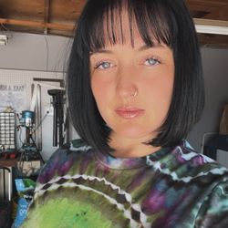 Studio 4 Salon - Me with my new hair thanks to Mrs. Ines!