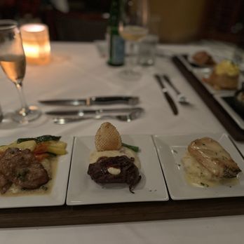 Flight Restaurant and Wine Bar - Entree (Veal Scallopini, Boursin Stuffed Filet, Chilean Sea Bass) - Wine Bars Near Me - Memphis, Tennessee
