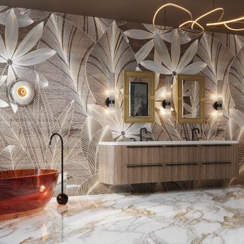 Claudia Interior Design - Los Angeles Primary Bathroom. - Interior Design Near Me - Laguna Beach, California