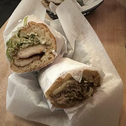 Chicken Ceasar and Pork Raab