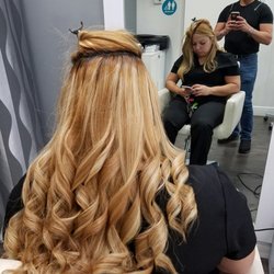 Dimas Professional - Secado y rulos en medios y puntas. Técnica con plancha.