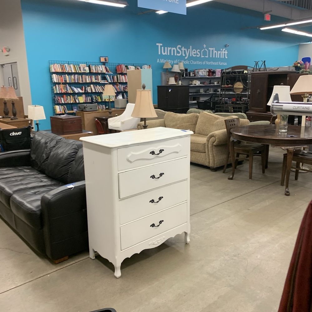 TurnStyles Thrift - Furniture and book area - Thrift Stores Near Me - Overland Park, Kansas TurnStyles Thrift - Furniture and book area - Thrift Stores Near Me - Overland Park, Kansas