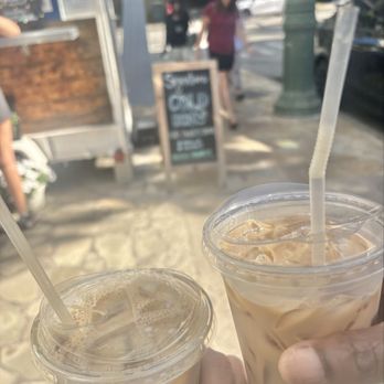 Coffee Window Waikiki - Coconut cold brew and coconut latte - Coffee & Tea Near Me - Honolulu, Hawaii