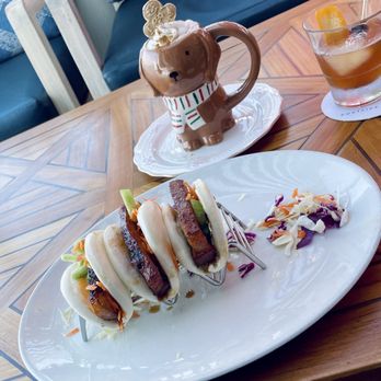 Topsail - Pork Belly Banh Mi Bao Buns, Gingerbread Eggnog, and Old Fashion - American Near Me - San Diego, California Topsail - Pork Belly Banh Mi Bao Buns, Gingerbread Eggnog, and Old Fashion - American Near Me - San Diego, California