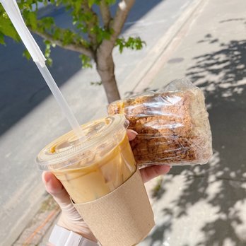 Big Cuppa - I had a sf vanilla latte w/ cinnamon and honey + almond milk & coffee cake. Both delicious!! - Coffee & Tea Near Me - Morrilton, Arkansas Big Cuppa - I had a sf vanilla latte w/ cinnamon and honey + almond milk & coffee cake. Both delicious!! - Coffee & Tea Near Me - Morrilton, Arkansas