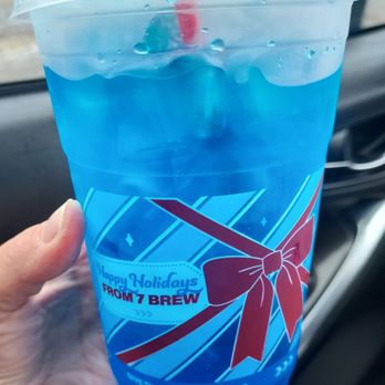 7 Brew Coffee - 7Fizz with sugar free blue raspberry - Coffee & Tea Near Me - Greece, New York