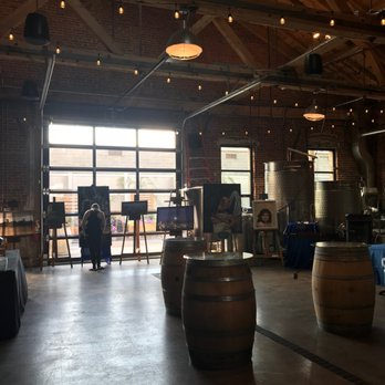 Bigsby's Folly - Our art exhibit in the back of Bigsby's Folly - such a great space - Wineries Near Me - Denver, Colorado
