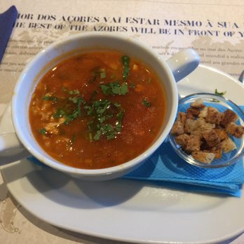 Restaurante Genuino - Fish soup " a Hemingway" - Seafood Near Me - Horta, 20