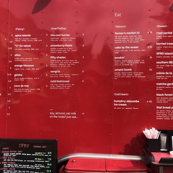 SPRO - Menu (3.30.18) - Coffee & Tea Near Me - San Francisco, California