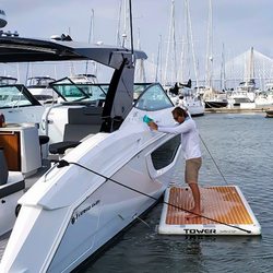 Charleston Boat Detailing - Detailing Boat In Water