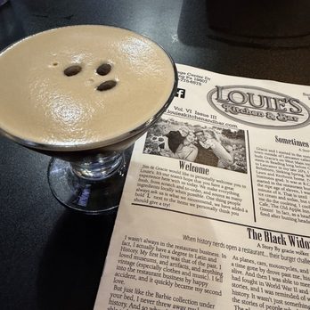 Louie's Kitchen And Bar - espresso martini - American Near Me - Reading, Pennsylvania