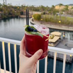 Strong Water Tavern - Cocktail with blueberry basil shrub