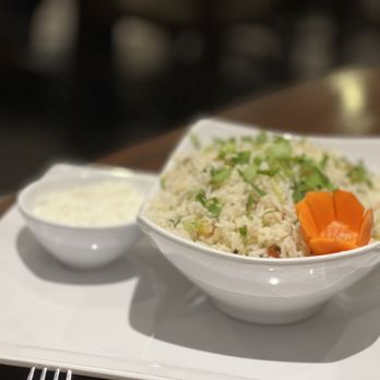 A2B Indian Veg Restaurant - a bowl of rice and carrots - Indian Near Me - Princeton, New Jersey A2B Indian Veg Restaurant - a bowl of rice and carrots - Indian Near Me - Princeton, New Jersey