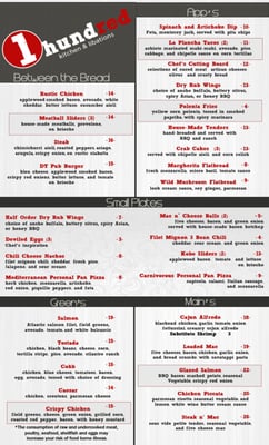 Menu photo 1 1hundred Kitchen and Libations Orange, CA Menu photo 1 1hundred Kitchen and Libations Orange, CA