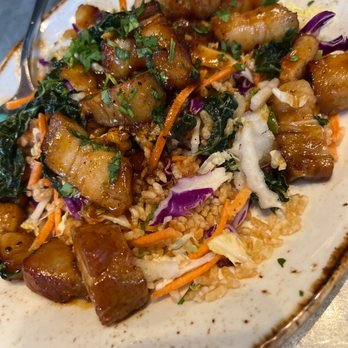 Kitchen Social - Maple Bourbon Glazed Pork - New American Near Me - Dublin, Ohio Kitchen Social - Maple Bourbon Glazed Pork - New American Near Me - Dublin, Ohio