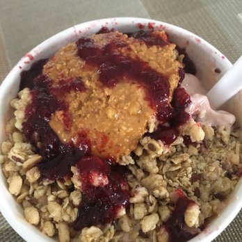 Rush Bowls - Peanut butter and jelly bowl- delicious! - Acai Bowls Near Me - St Louis, Missouri