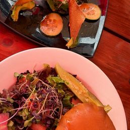 Ahi Tuna Tartare Niman Ranch Beef Burger Ahi Tuna Tartare Niman Ranch Beef Burger