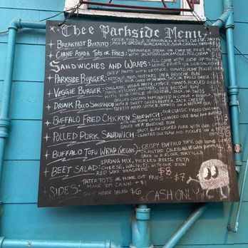 Thee Parkside - Menu - Bars Near Me - San Francisco, California Thee Parkside - Menu - Bars Near Me - San Francisco, California