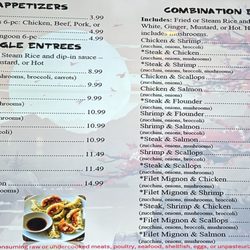 Osaka Japanese Rest - Menu