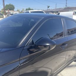 Window tint Result