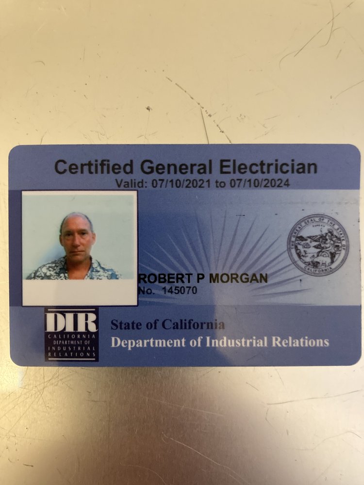 Slide of Robert P Morgan Electrician