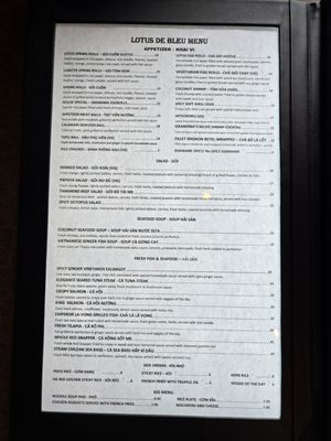 Menu photo 4 Lotus de Bleu Bistro Houston, TX Menu photo 4 Lotus de Bleu Bistro Houston, TX